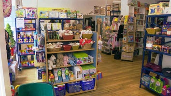 Interior of a toy store